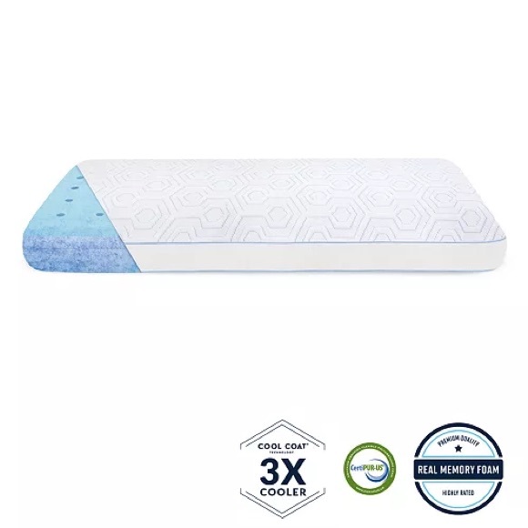 SENSORGEL Arctic Gusset Gel-Infused Memory Foam Pillow w/ Cool Coat Tech, NWT. - Picture 6 of 6